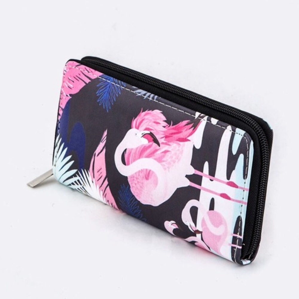 🏖NWT Flamingo Zipper Wallet🏖